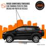 Imagem de Jogo de Friso Lateral Ecosport 2013 a 2023 Cor Original Facão Alto Relevo Cromado