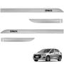 Imagem de Jogo de Friso Lateral Onix 2013 a 2024 Prata Switchblade