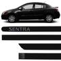 Imagem de Jogo De Friso Lateral Sentra 2008 A 2020 Preto Premium Cor Original Grafia Dupla Face