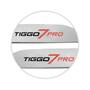 Imagem de Jogo de Friso Lateral Tiggo 7 Pro 2021 a 2024 Prata Metalico