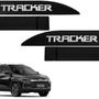 Imagem de Jogo de Friso Lateral Tracker 2014 a 2024 Preto Ouro Negro Alto Relevo