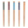 Imagem de Jogo De Hashi Com 5 Pares Em Bambu - Issam
