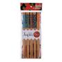 Imagem de Jogo De Hashi Com 5 Pares Em Bambu - Issam