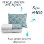 Imagem de Jogo de Lençol 3pç Mini Cama para Menina Sereia Azul Moderno