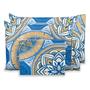 Imagem de Jogo de Lençol Cama Casal Queen 03 Peças 400 Fios Micropercal Ponto Palito Estampado