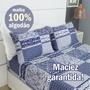 Imagem de Jogo de Lençol Casal 3 Peças Estampado COZZILAR - Malha 100% Algodão, Conforto Extra e Estilo Para Seu Quarto