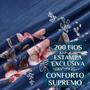 Imagem de Jogo De Lençol King Size Estampado Nyla 200 Fios Toque DeSeda Avere