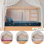 Imagem de Jogo de Lençol Mini Cama Montessoriana em Malha com Elástico Roupa de Cama Antialérgico - 70% Algodão e 30% Poliéster - 70 cm x 1,50 cm x 15 cm