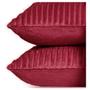 Imagem de Jogo de Lençol Queen BBC Textil Plush 3 Pçs Bordô  - 225313