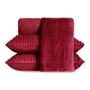 Imagem de Jogo de Lençol Queen BBC Textil Plush 3 Pçs Bordô  - 225313
