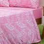 Imagem de Jogo de lençol queen estampado cotton match 4 peças