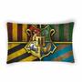 Imagem de Jogo de Lençol Queen Temático Harry Potter 02 Fronhas Estampada e 01 Lençol Liso Com Elástico