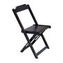 Imagem de Jogo de Mesa com 4 Cadeiras de Madeira Dobravel 60x60 Ideal para Bar e Restaurante - Tabaco