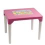 Imagem de Jogo De Mesa Com Cadeira Para Meninas De Plástico Infantil Rosa Para Atividades Styll