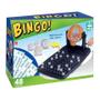 Imagem de Jogo de Mesa Infantil Bingo com 48 cartelas 90 pedras e Globo Giratório