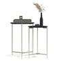 Imagem de Jogo de mesa Lateral decorativas com pés estilo Retrô EJ Prisma