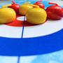 Imagem de Jogo de Mesa Mini Curling infantil Indoor Conjunto Esportivo Pedagógico +5 Anos - PakiToys