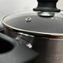 Imagem de Jogo de Panelas 7 Peças de Aluminio com Revestimento Cerâmico Antiaderente Cinza