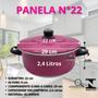 Imagem de Jogo de Panelas Aluminio Rosa Pink 5 pçs + Fervedor nº 12 1 L + Panela de Pressão Alegrete 4,5 litros + Kit 3 Espatulas