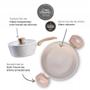 Imagem de Jogo de Panelas Antiaderente Ceramica Vanilla Cooktop Fogão Indução Kit Sirius 4 Peças Conjunto Brinox