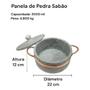 Imagem de Jogo De Panelas Pedra Sabão 04 Peças - 500Ml +1L +1,5L +3L