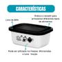 Imagem de Jogo De Potes Vasilhas Plasticas Marmitas Para Freezer e Microondas Kit Com 12 Peças 750 ML