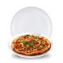 Imagem de Jogo de Pratos de Vidro Branco Raso Opanile Redondo 2 Pcs para Bolo/ Pizza