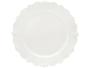 Imagem de Jogo de Pratos Redondo Porcelana Branco Raso - de Sobremesa Wolff Fancy 6 Peças
