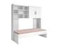 Imagem de Jogo de Quarto Chiara 3 Peças - Roupeiro 2 portas, Módulo Aéreo e Cama - Phoenix Baby Branco
