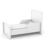 Imagem de Jogo de Quarto Infantil Tutto New com Berço e Cômoda 4 Gavetas Branco Soft - Matic Móveis