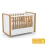 Imagem de Jogo de Quarto Infantil Tutto New Cômoda 1 Porta e Berço com Capitonê - Matic Móveis