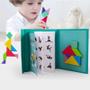 Imagem de Jogo de Quebra-Cabeça Magnético 3D Tangram - Brinquedo Educacional para Crianças