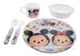 Imagem de Jogo De Refeição Infantil Mickey Minnie Branco tsumtsum