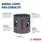 Imagem de Jogo de serras copo Bosch 19 a 76mm bimetálica HSS cobalto 15 peças