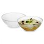 Imagem de Jogo de Sobremesa 6 Tigelas Multiuso Vidro Kit Bowl Cumbuca Vasilhas Saladeira Sopeira Pote Sorvete Doces 13cm