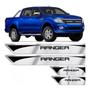 Imagem de Jogo De Soleira Resinada Ford Ranger 2013 A 2018 Escovado