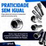 Imagem de Jogo De Soquete Canhão Com 10 Peças Reparos Parafusos Cabeça Sextavado Estriado Manutenção Conjunto Combinada De Boca