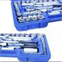 Imagem de Jogo de soquetes 108 peças e ponteiras com encaixe de 1/4" e de 1/2" com catraca tool set