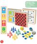 Imagem de Jogo De Tabuleiro 3 Em 1 Ludo, Dama E Trilha IOB