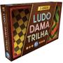 Imagem de Jogo de Tabuleiro 3 Jogos Ludo Dama e Trilha