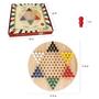 Imagem de Jogo de tabuleiro de damas chinês GOTHINK Classic Wooden 29cm