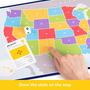 Imagem de Jogo de Tabuleiro The 50 States Game - Geografia dos EUA para Crianças e Adultos