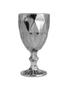 Imagem de Jogo De Taças 6 Peças Para Água Suco Vinho 325ML Em Vidro Cristal Diamond Lyor Cinza Metalizado