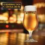 Imagem de Jogo de taças bohemia para cerveja de vidro 12 peças com 380ml transparente p/ degustação de chopp