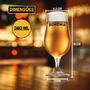 Imagem de Jogo de taças bohemia para cerveja de vidro 12 peças com 380ml transparente p/ degustação de chopp