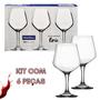 Imagem de Jogo De Taças De Vinho Água Sobremesa Vidro 6 Peças Original