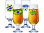 Imagem de Jogo de Taças para Cerveja de Vidro 310ml 4 Peças Ruvolo Brasil