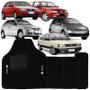 Imagem de Jogo de Tapete Automotivo Carpete Volkswagen Vw Gol G3 2000 à 2005 Soft Logo Bordado 5 Peças