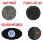 Imagem de Jogo de Tapete Borracha Pvc Universal Volkswagen CrossFox 2015 16 17 18 19 Preto Bordado Carpete Antiderrapante Impermeável