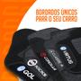 Imagem de Jogo de Tapete Carpete Peugeot 307 2009 a 2016 Cinza Claro Com Logo Bordado Concept 3D 5 Peças